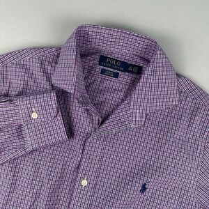 Polo Ralph Lauren Long Sleeve Button Down Men's 15-1/2 XL Multicolor Black Watch
